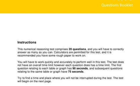 NumericalCriticalReasoningTest3-Questions_2025春招题库汇总_十大行测题库_2023年十大热门题库更新中_05、TalentQ汇总_TalentQ测试题（适合大多数外资银行以及其他企业）_NumericalReasoning