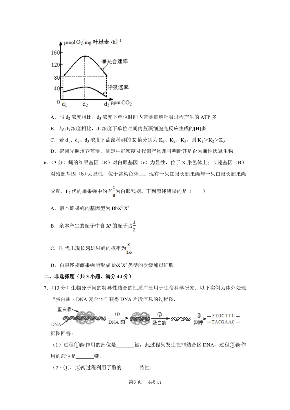 2012年高考生物试卷（天津）（空白卷）_生物历年高考真题_新&middot;PDF版2008-2025&middot;高考生物真题_生物（按试卷类型分类）2008-2025_自主命题卷&middot;生物（2008-2025）_天津自主命题&middot;生物（2008-2024）