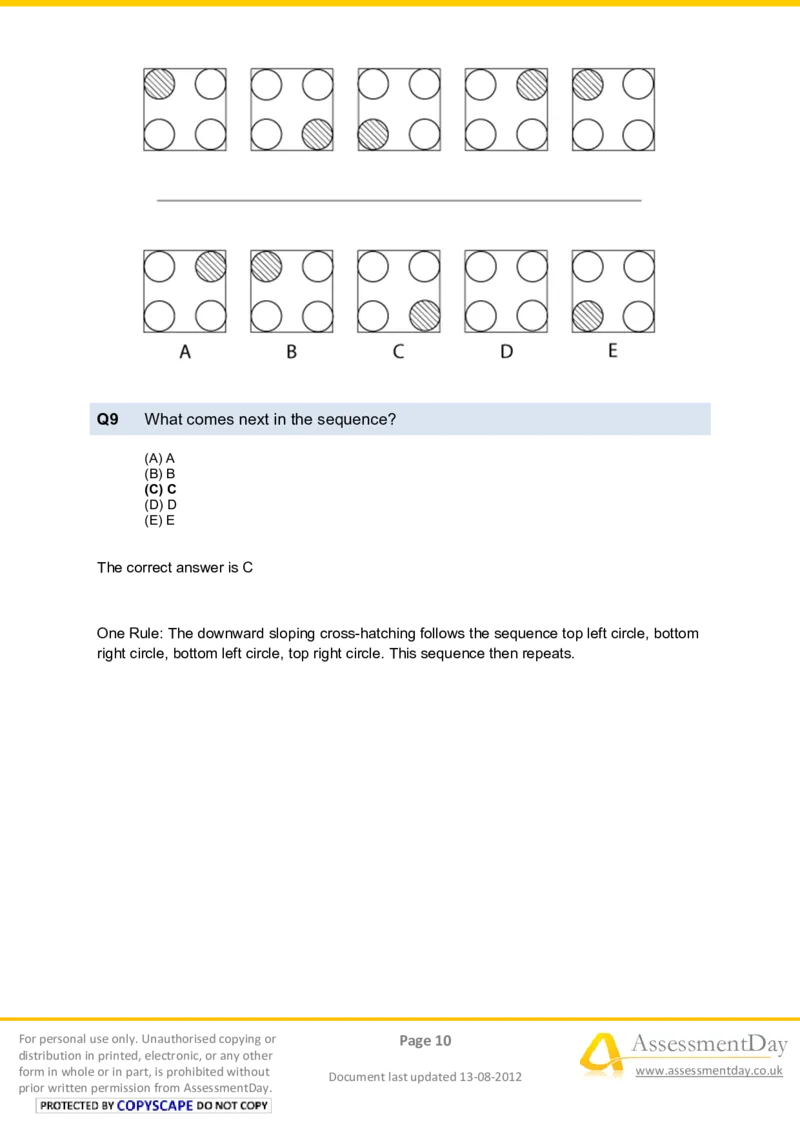 InductiveReasoningTest10-Solutions_2025春招题库汇总_十大行测题库_2023年十大热门题库更新中_05、TalentQ汇总_TalentQ笔试题库中文_TalentQ（图文版-参考）_2选看通用测试题，适用于TalentQ（N多题）
