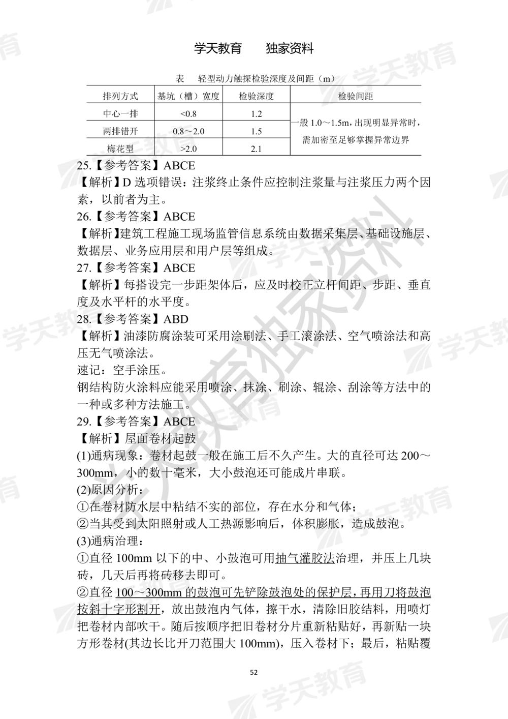 02.2025年一建《建筑》模拟卷1-模拟卷6参考答案_2026年一级建造师_2026年一建建筑_2025年一建建筑SVIP_05-考前密训✿央企特训✿机构普押_22-建筑《模拟卷6套》XT