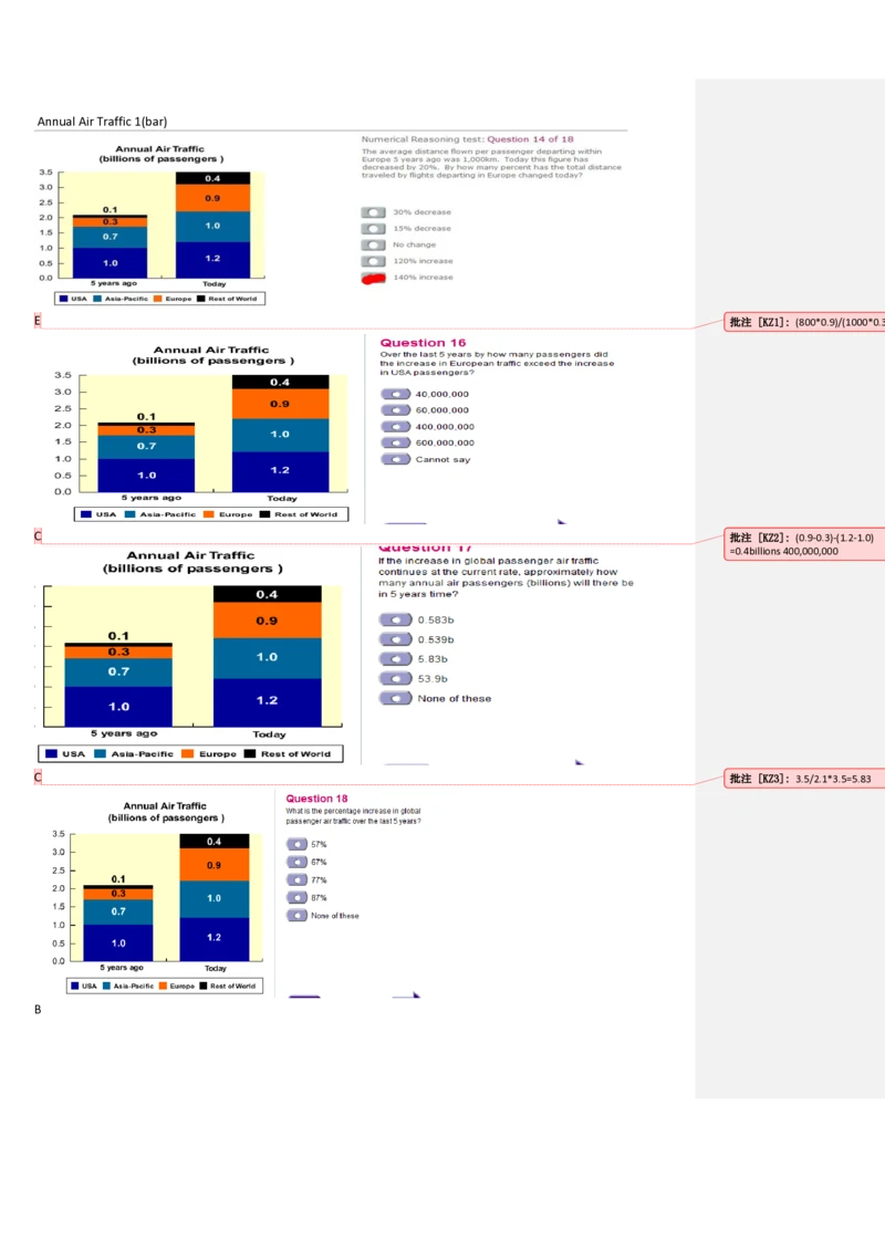 AnnualAirTraffic1_2025春招题库汇总_外资银行题库_23花旗_师兄师姐分享资料_花旗银行_柱形