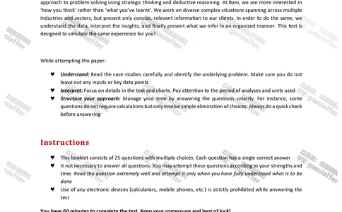 Bain贝恩CN&HKOT第1套(含答案)_2025春招题库汇总_咨询题库_2023咨询公司合集（7家）_2023贝恩Bain咨询_贝恩CN&HK（hirevue）