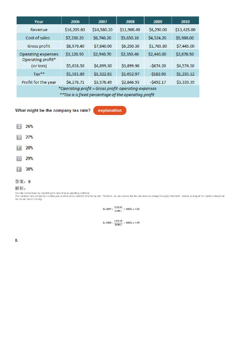 NumericalReasoning#09-18Q_2025春招题库汇总_快消题库-1_快消汇总_2023高露洁最新题库_CEBS－HL往年题库_NumericalReasoningTests(15)