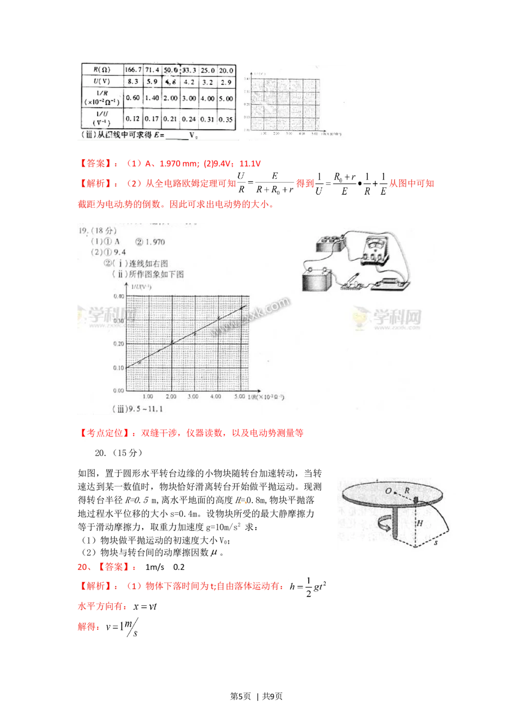 2012年高考物理试卷（福建）（解析卷）_物理历年高考真题_新&middot;Word版2008-2025&middot;高考物理真题_物理（按省份分类）2008-2025_2012-2025&middot;（福建）物理高考真题