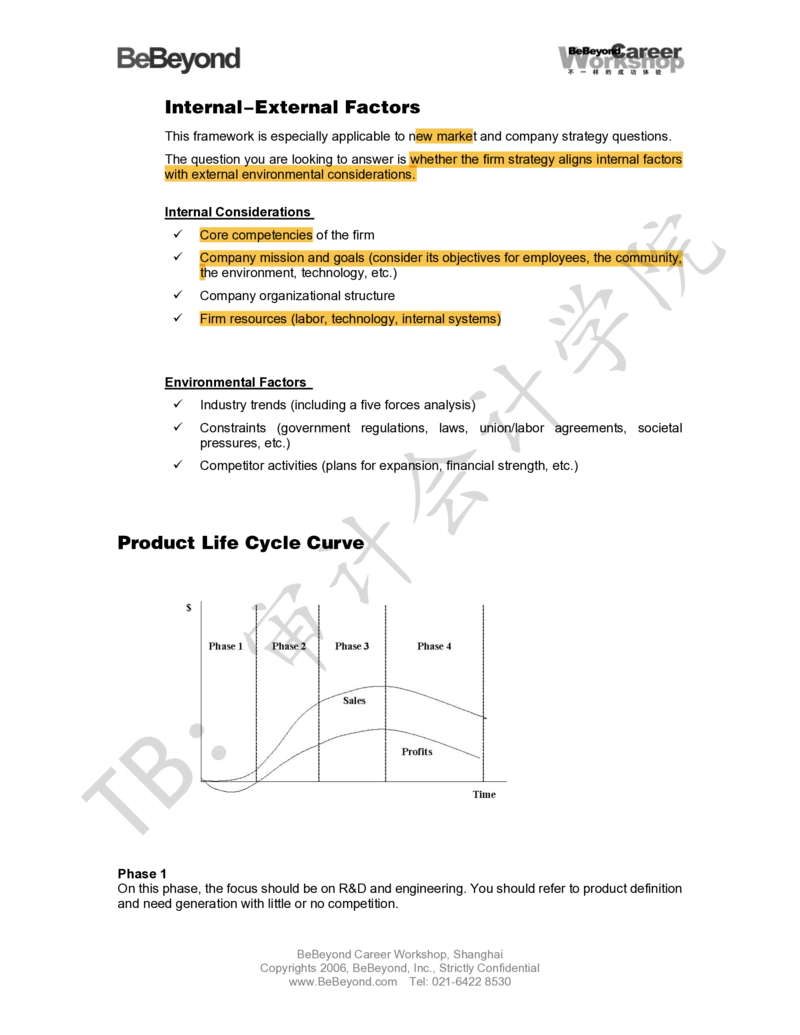 BeBeyond常用商业分析工具_2025春招题库汇总_四大case题库_2023四大面试资料（免费更新3个月）_模型&方法论（学习case分析思路）
