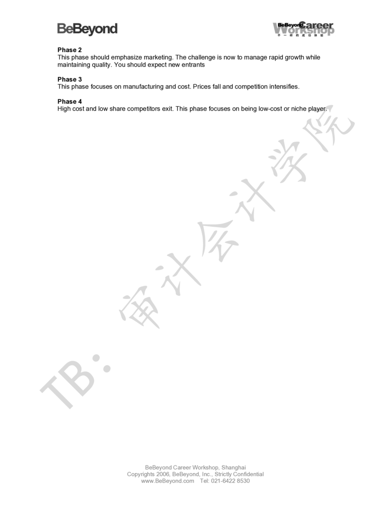 BeBeyond常用商业分析工具_2025春招题库汇总_四大case题库_2023四大面试资料（免费更新3个月）_模型&方法论（学习case分析思路）