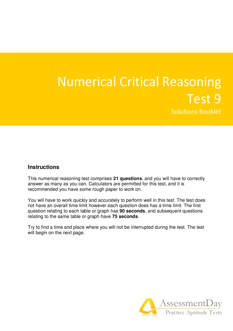 NumericalCriticalReasoningTest9-Solutions_2025春招题库汇总_十大行测题库_2023年十大热门题库更新中_05、TalentQ汇总_TalentQ测试题（适合大多数外资银行以及其他企业）_NumericalReasoning