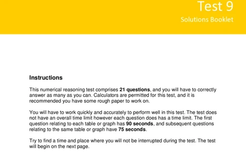 NumericalCriticalReasoningTest9-Solutions_2025春招题库汇总_十大行测题库_2023年十大热门题库更新中_05、TalentQ汇总_TalentQ测试题（适合大多数外资银行以及其他企业）_NumericalReasoning