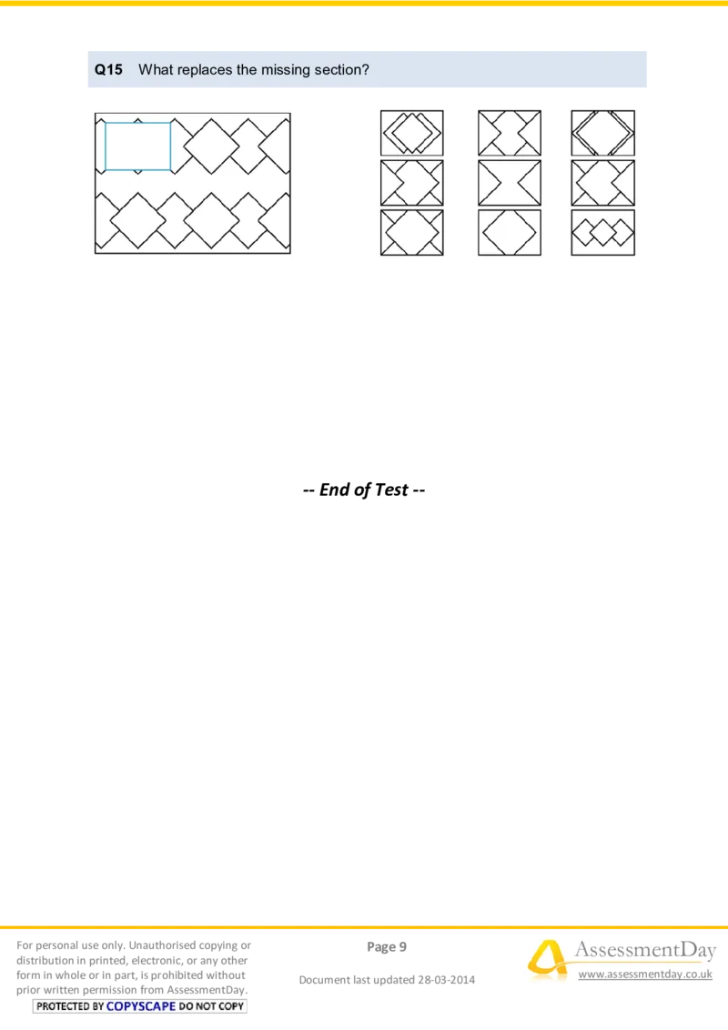LogicalReasoningTest11-Questions_2025春招题库汇总_八大题库-1_04八大汇总_信永中和_专业题综合知识-参考_英文题_LogicalReasoningTests