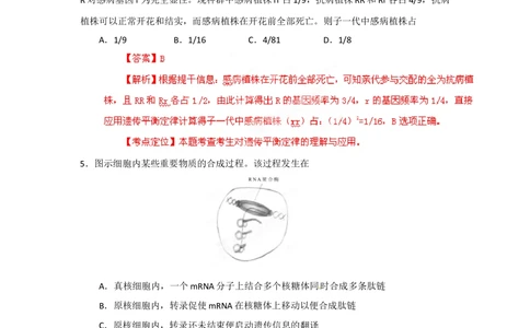 2012年高考生物试卷（安徽）（解析卷）_生物历年高考真题_新&middot;Word版2008-2025&middot;高考生物真题_生物（按年份分类）2008-2025_2012&middot;高考生物真题