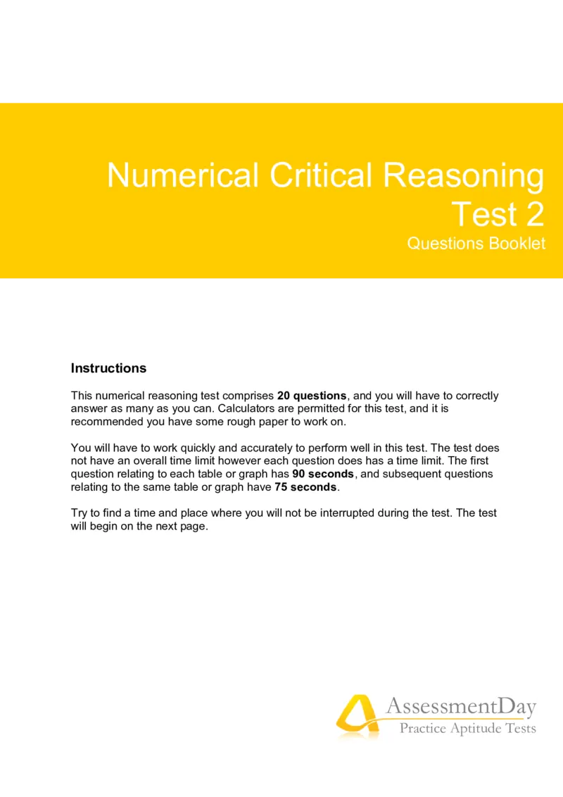 NumericalReasoningTest14-Questions_2025春招题库汇总_八大题库-1_04八大汇总_信永中和_专业题综合知识-参考_英文题_NumericalReasoningTests