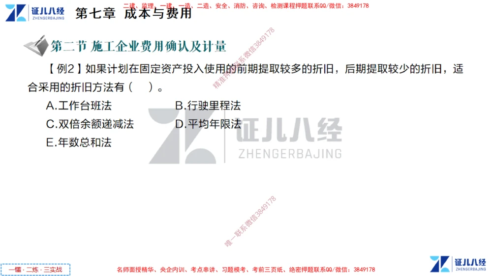 (4)--一建经济点题映射03-讲义_2026年一级建造师_2026年一建经济_2025年一建经济SVIP_03-习题精析✿实战特训✿模考通关_54-经济《点题映射班》张云芳ZBJ