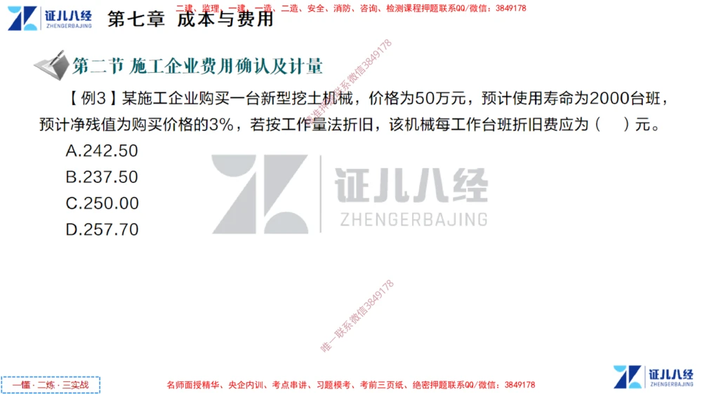 (4)--一建经济点题映射03-讲义_2026年一级建造师_2026年一建经济_2025年一建经济SVIP_03-习题精析✿实战特训✿模考通关_54-经济《点题映射班》张云芳ZBJ