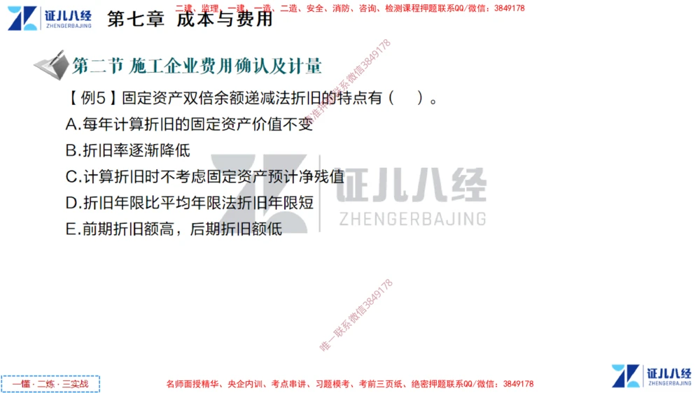 (4)--一建经济点题映射03-讲义_2026年一级建造师_2026年一建经济_2025年一建经济SVIP_03-习题精析✿实战特训✿模考通关_54-经济《点题映射班》张云芳ZBJ