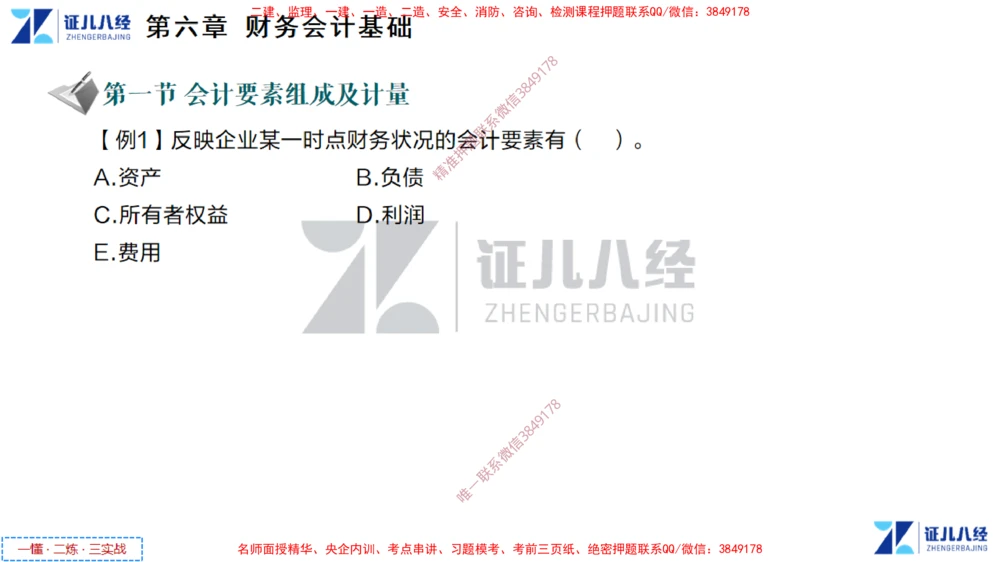 (4)--一建经济点题映射03-讲义_2026年一级建造师_2026年一建经济_2025年一建经济SVIP_03-习题精析✿实战特训✿模考通关_54-经济《点题映射班》张云芳ZBJ