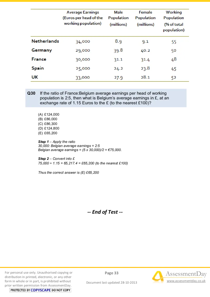 NumericalReasoningTest10-Solutions_2025春招题库汇总_八大题库-1_04八大汇总_信永中和_专业题综合知识-参考_英文题_NumericalReasoningTests