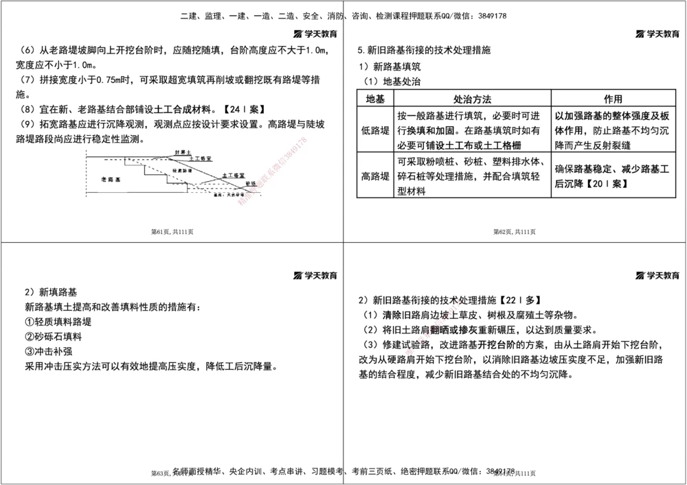 01.2025年一建直播带学1路基工程（黑白打印版）_2026年一级建造师_2026年一建公路_2025年一建公路SVIP_02-基础精讲✿高端面授✿深度强化_30-公路《直播带学班》刘滢XT_--配套讲义--