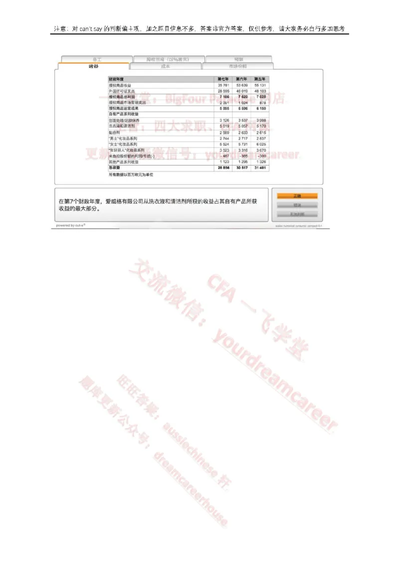 EvergreenNumerical真题_2025春招题库汇总_十大行测题库_2023年十大热门题库更新中_10、CUTe汇总_CUT新题库_数字numerical
