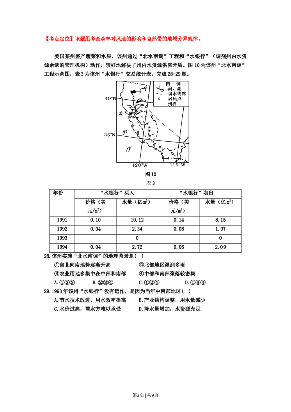 2012年高考地理试卷（安徽）（解析卷）_地理历年高考真题_新&middot;Word版2008-2025&middot;高考地理真题_地理（按试卷类型分类）2008-2025_自主命题卷&middot;地理（2008-2025）
