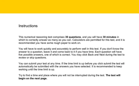 NumericalReasoningTest12-Solutions_2025春招题库汇总_八大题库-1_04八大汇总_信永中和_专业题综合知识-参考_英文题_NumericalReasoningTests
