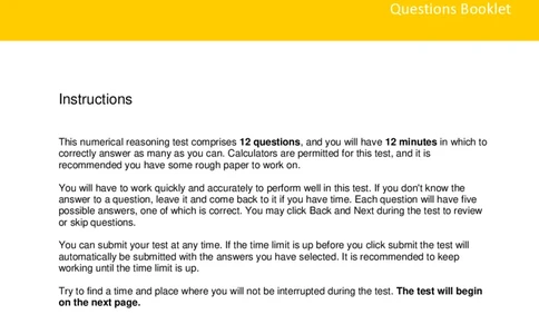 Numerical-Reasoning-Test2-Questions_2025春招题库汇总_十大行测题库_2023年十大热门题库更新中_05、TalentQ汇总_TalentQ测试题（适合大多数外资银行以及其他企业）_NumericalReasoning
