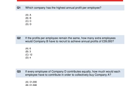 Numerical-Reasoning-Test2-Questions_2025春招题库汇总_十大行测题库_2023年十大热门题库更新中_05、TalentQ汇总_TalentQ测试题（适合大多数外资银行以及其他企业）_NumericalReasoning