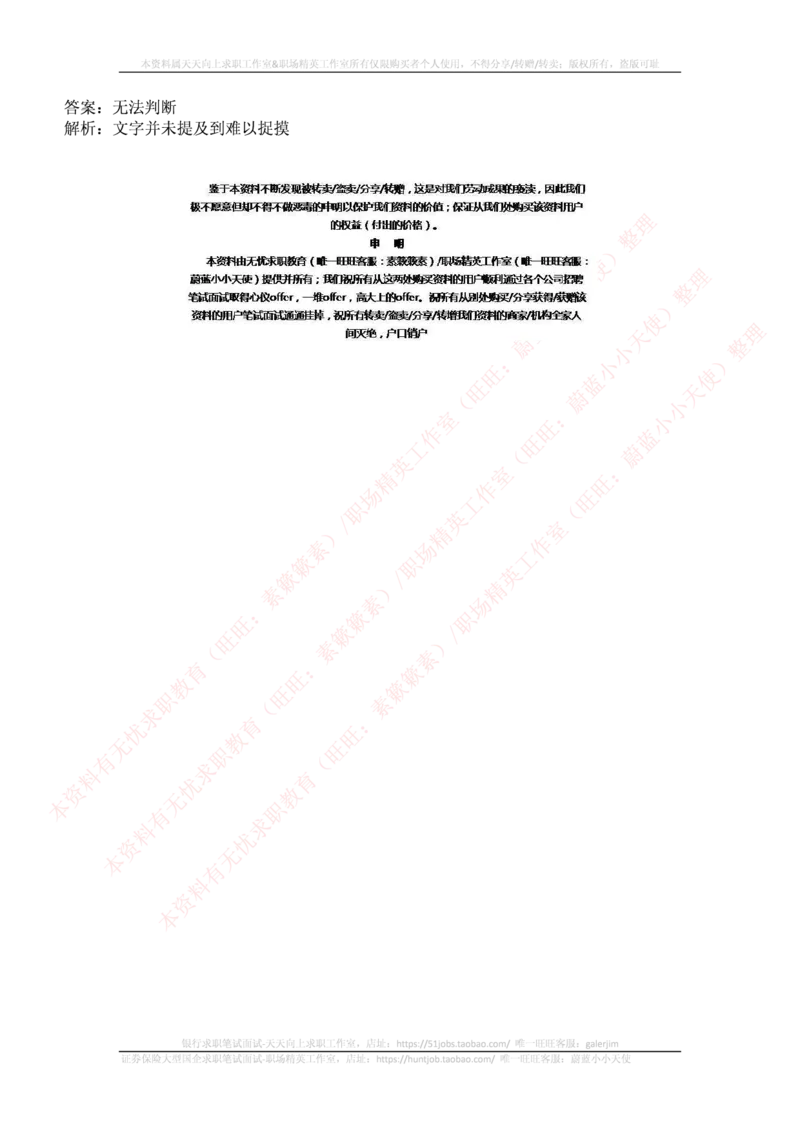 ceb（shl）-最新最全最新最全文字推理题（ver）汇总及答案解析(1)_2025春招题库汇总_十大行测题库_2023年十大热门题库更新中_11、SH-1汇总_PWC重点内容（也适用于其他公司）_verbal重点