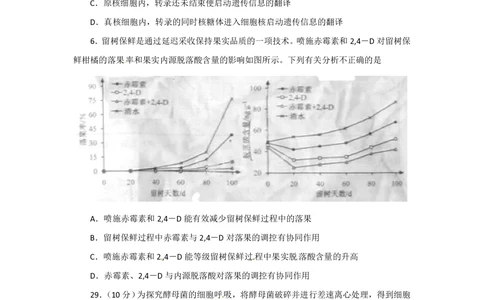 2012年高考生物试卷（安徽）（空白卷）_生物历年高考真题_新&middot;PDF版2008-2025&middot;高考生物真题_生物（按年份分类）2008-2025_2012&middot;高考生物真题
