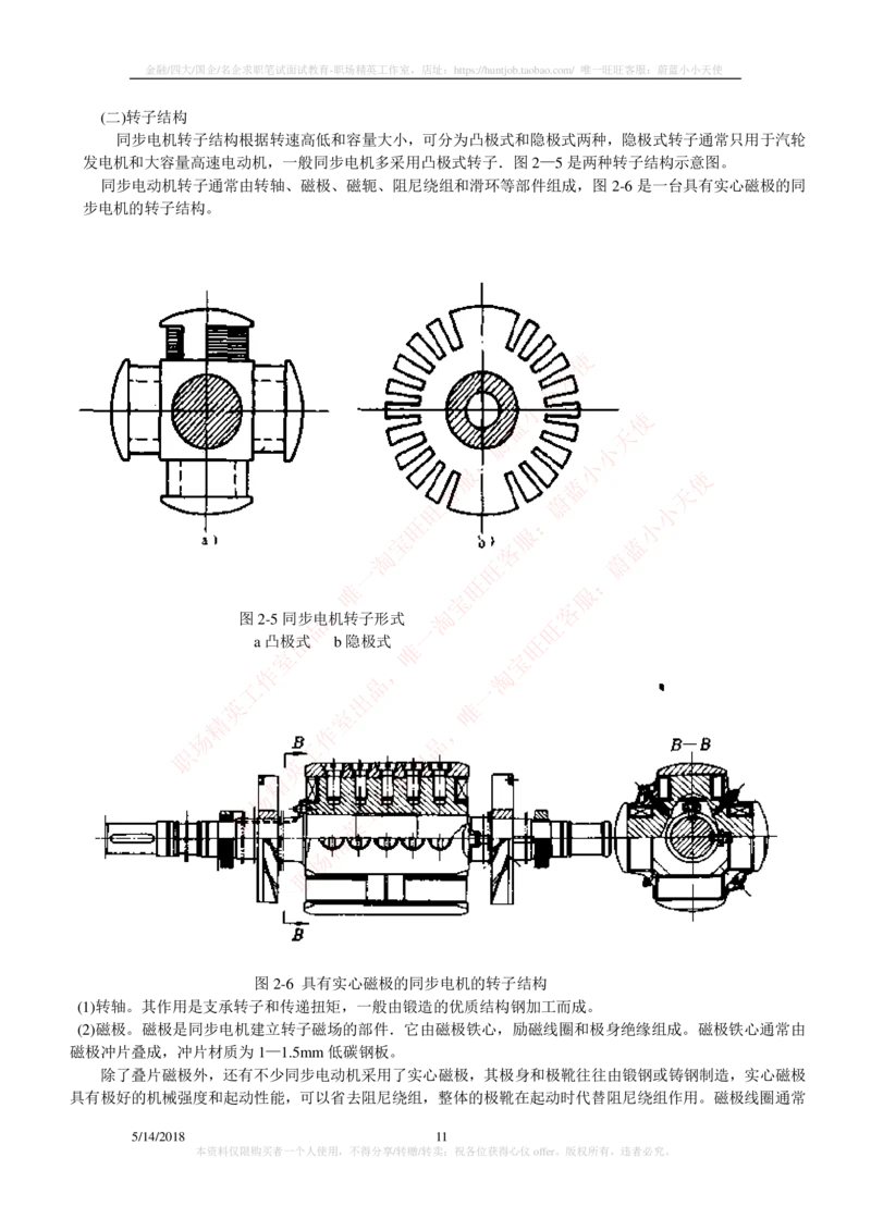 7-电气类专业知识点--电机知识点讲义整理_2025春招题库汇总_国企题库_中国铁塔_2-中国铁塔完整版知识点笔记（仅需看自己的专业）_2-中国铁塔完整版知识点笔记资料_电气工程类