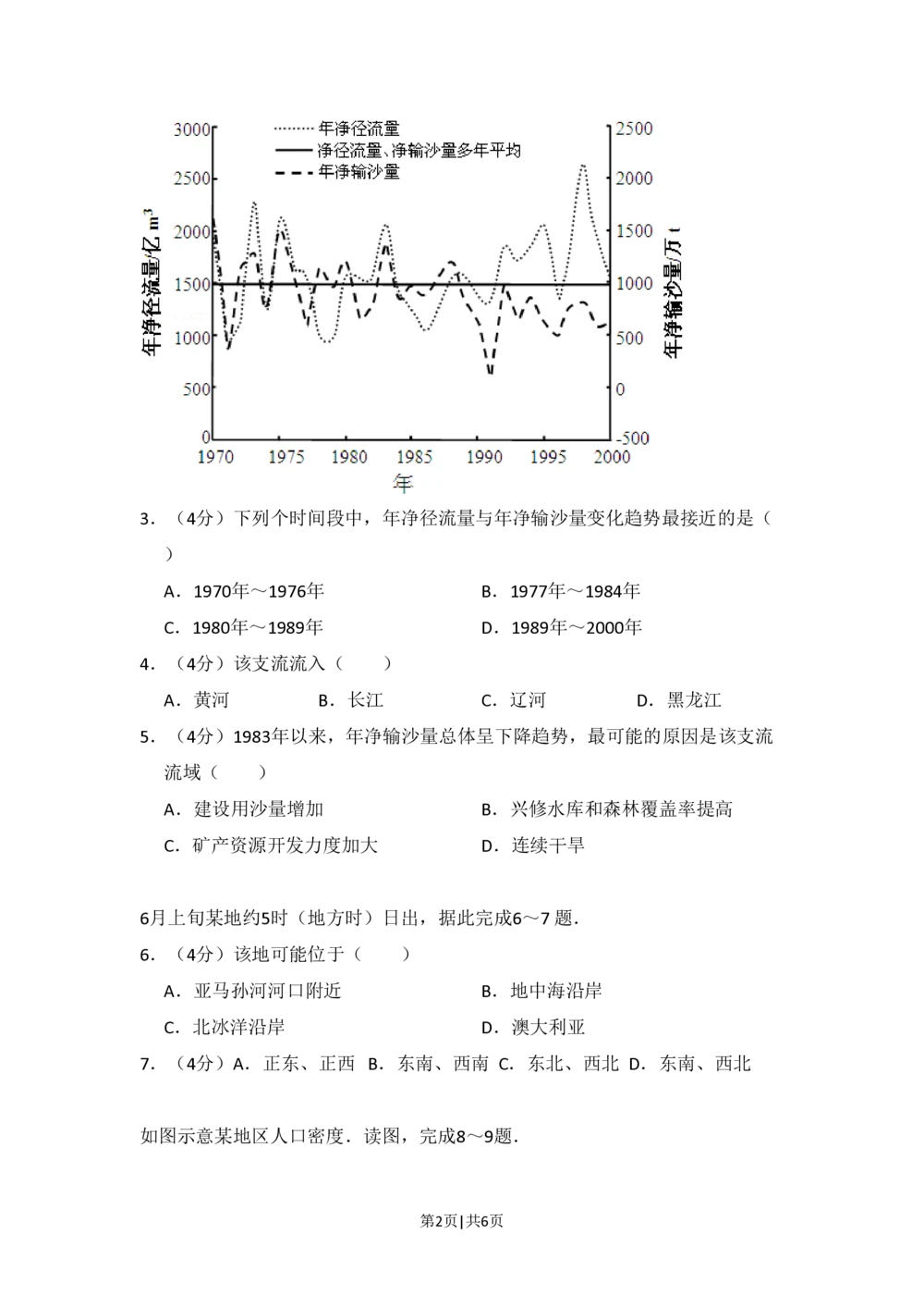 2012年高考地理试卷（大纲卷）（空白卷）_地理历年高考真题_新&middot;PDF版2008-2025&middot;高考地理真题_地理（按省份分类）2008-2025_2008-2025&middot;（广西）地理高考真题