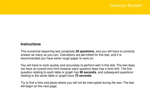 NumericalCriticalReasoningTest3-Solutions_2025春招题库汇总_十大行测题库_2023年十大热门题库更新中_05、TalentQ汇总_TalentQ测试题（适合大多数外资银行以及其他企业）_NumericalReasoning