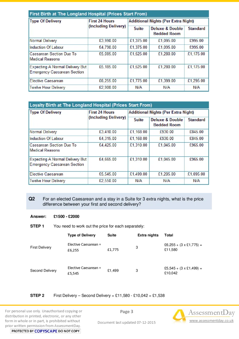 NumericalCriticalReasoningTest3-Solutions_2025春招题库汇总_十大行测题库_2023年十大热门题库更新中_05、TalentQ汇总_TalentQ测试题（适合大多数外资银行以及其他企业）_NumericalReasoning