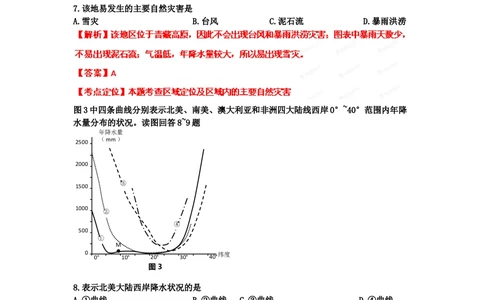 2012年高考地理试卷（四川）（解析卷）_地理历年高考真题_新&middot;Word版2008-2025&middot;高考地理真题_地理（按省份分类）2008-2025_2008-2024&middot;（四川）地理高考真题