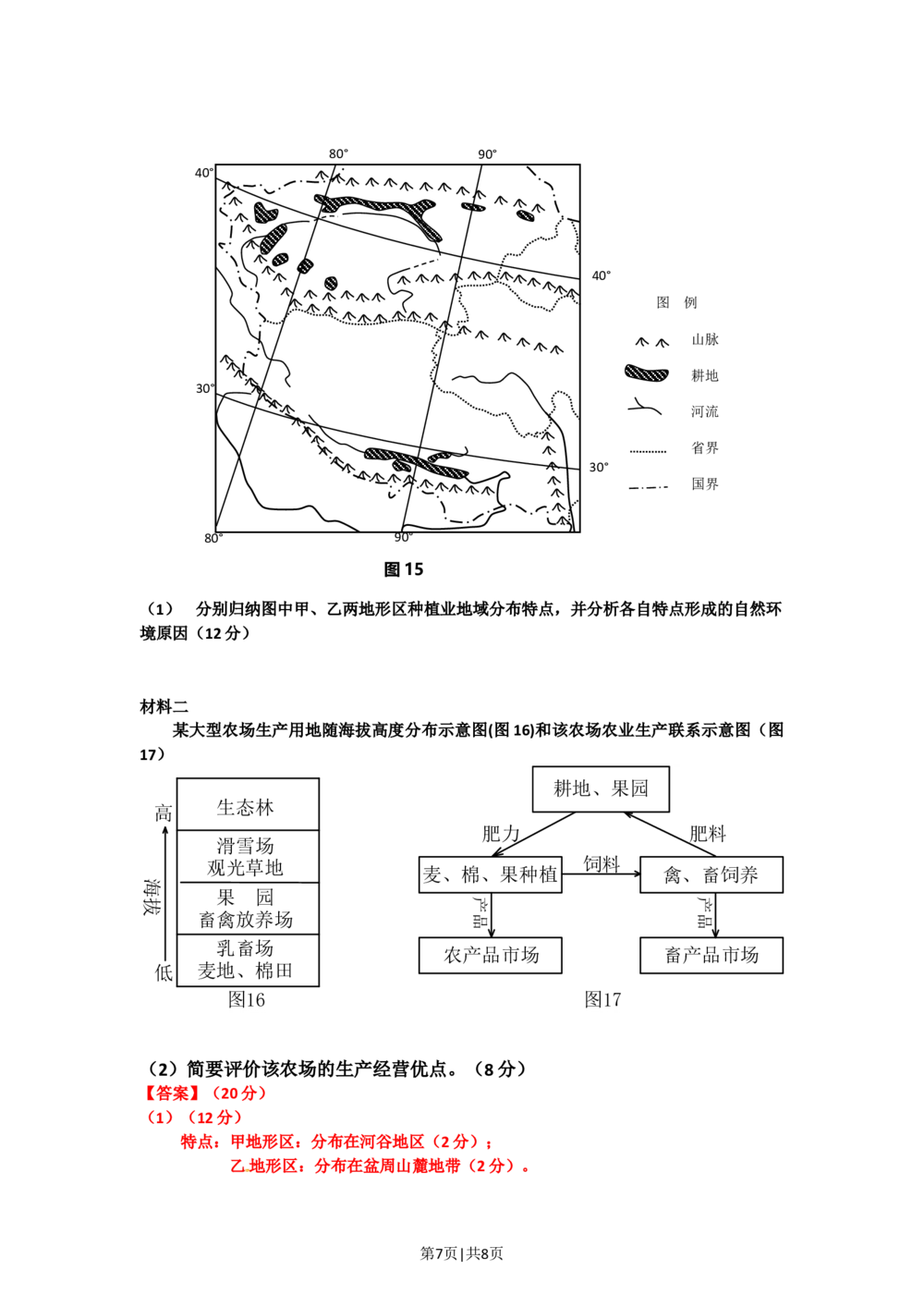 2012年高考地理试卷（四川）（解析卷）_地理历年高考真题_新&middot;Word版2008-2025&middot;高考地理真题_地理（按省份分类）2008-2025_2008-2024&middot;（四川）地理高考真题