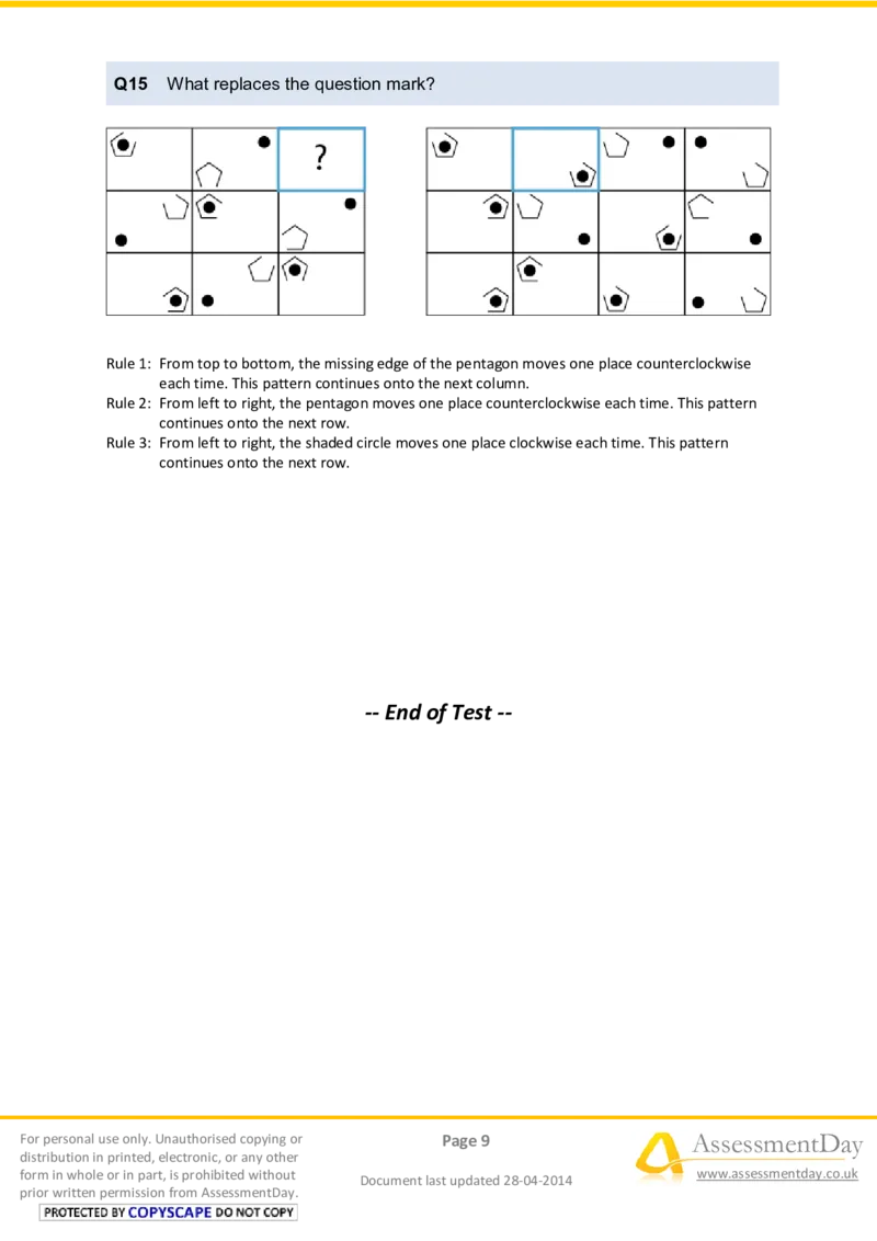 LogicalReasoningTest8-Solutions_2025春招题库汇总_八大题库-1_04八大汇总_信永中和_专业题综合知识-参考_英文题_LogicalReasoningTests