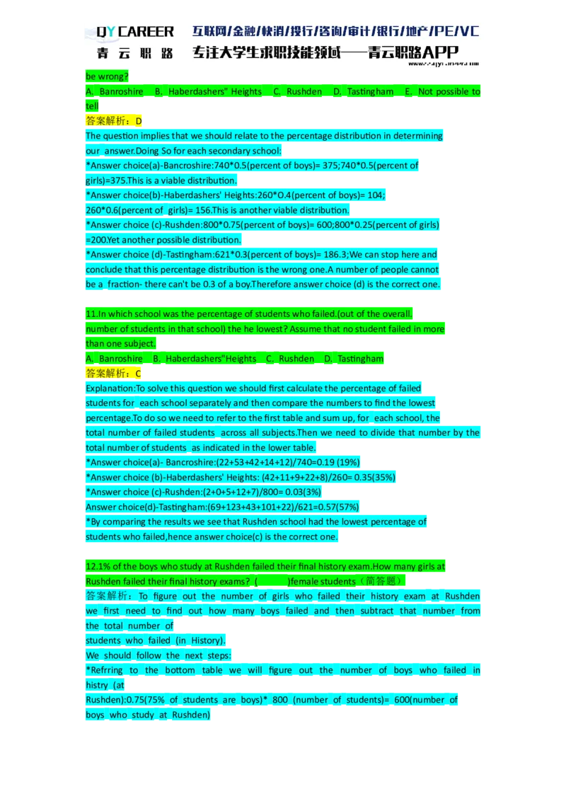 NumericalExtraPractice_2025春招题库汇总_十大行测题库_2023年十大热门题库更新中_05、TalentQ汇总_TalentQ笔试题库英文_03、英文-解析版_numerical文字版