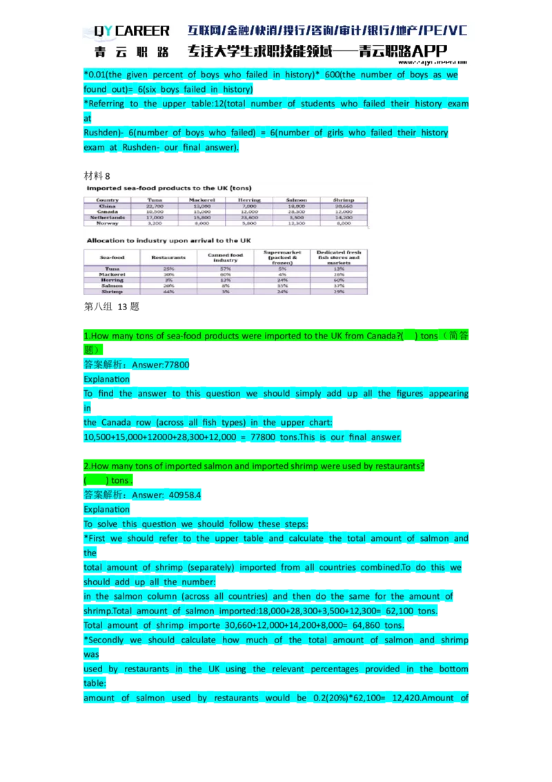 NumericalExtraPractice_2025春招题库汇总_十大行测题库_2023年十大热门题库更新中_05、TalentQ汇总_TalentQ笔试题库英文_03、英文-解析版_numerical文字版