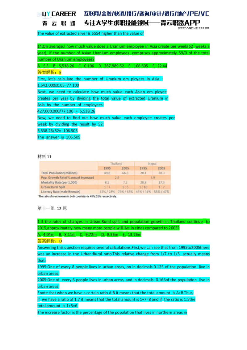 NumericalExtraPractice_2025春招题库汇总_十大行测题库_2023年十大热门题库更新中_05、TalentQ汇总_TalentQ笔试题库英文_03、英文-解析版_numerical文字版
