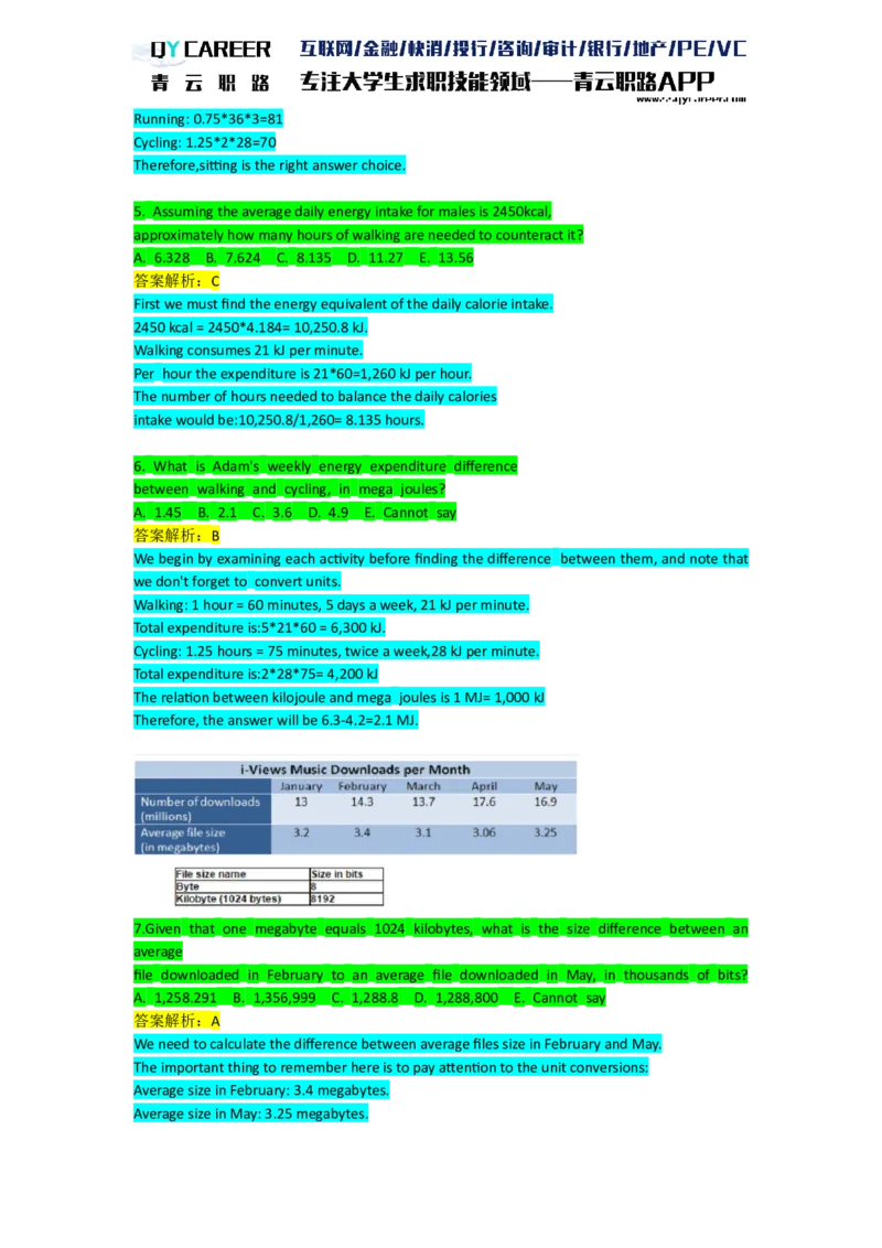 NumericalExtraPractice_2025春招题库汇总_十大行测题库_2023年十大热门题库更新中_05、TalentQ汇总_TalentQ笔试题库英文_03、英文-解析版_numerical文字版