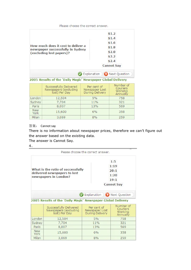 NumericalReasoningPractice#02_2025春招题库汇总_快消题库-1_快消汇总_2023高露洁最新题库_CEBS－HL往年题库_Numerical-MixedQuestions(13)