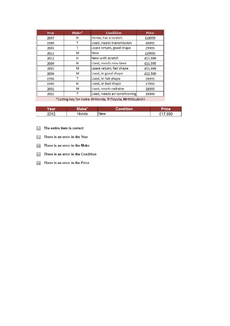 ErrorChecking#1完成_2025春招题库汇总_快消题库-1_快消汇总_2023金佰利最新题库（TalentQ）_TalentQ笔试题库_ErrorChecking