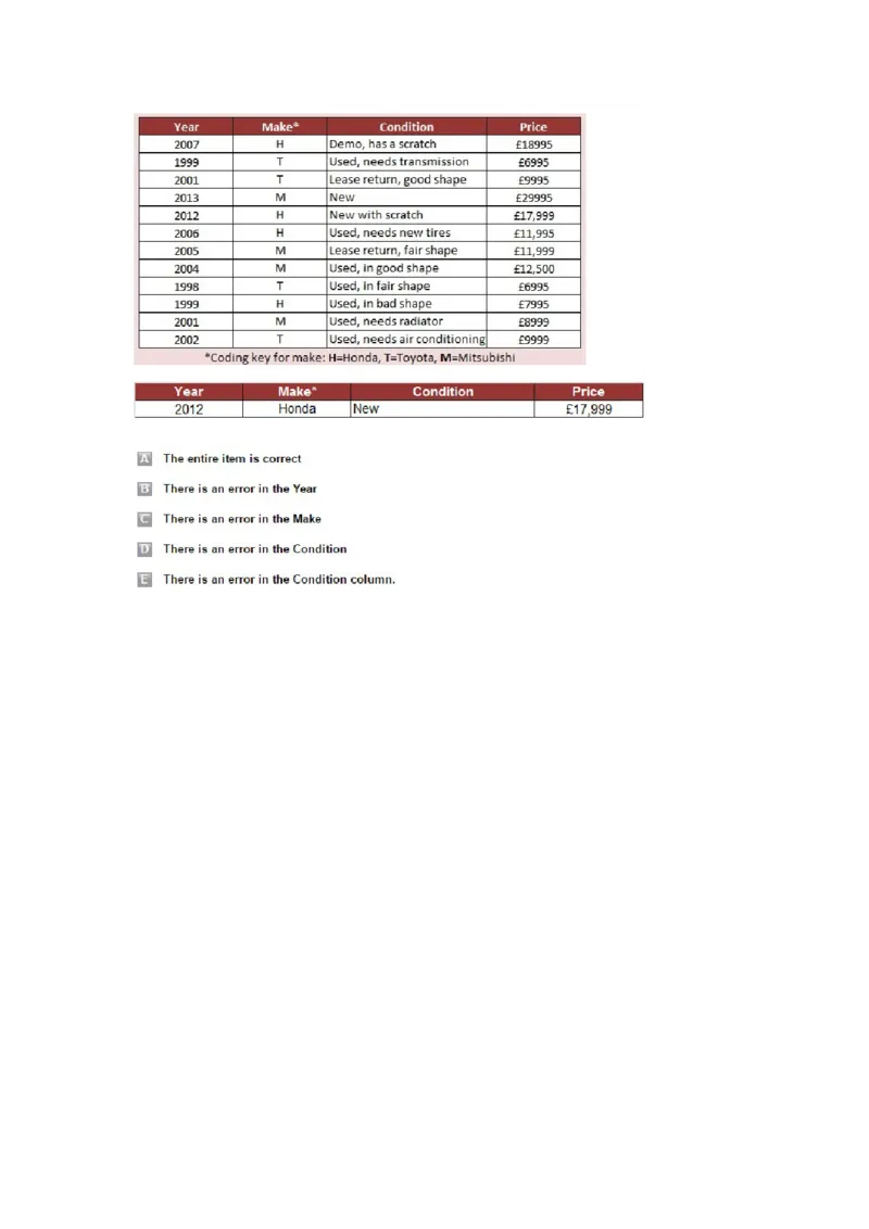 ErrorChecking#1完成_2025春招题库汇总_快消题库-1_快消汇总_2023金佰利最新题库（TalentQ）_TalentQ笔试题库_ErrorChecking