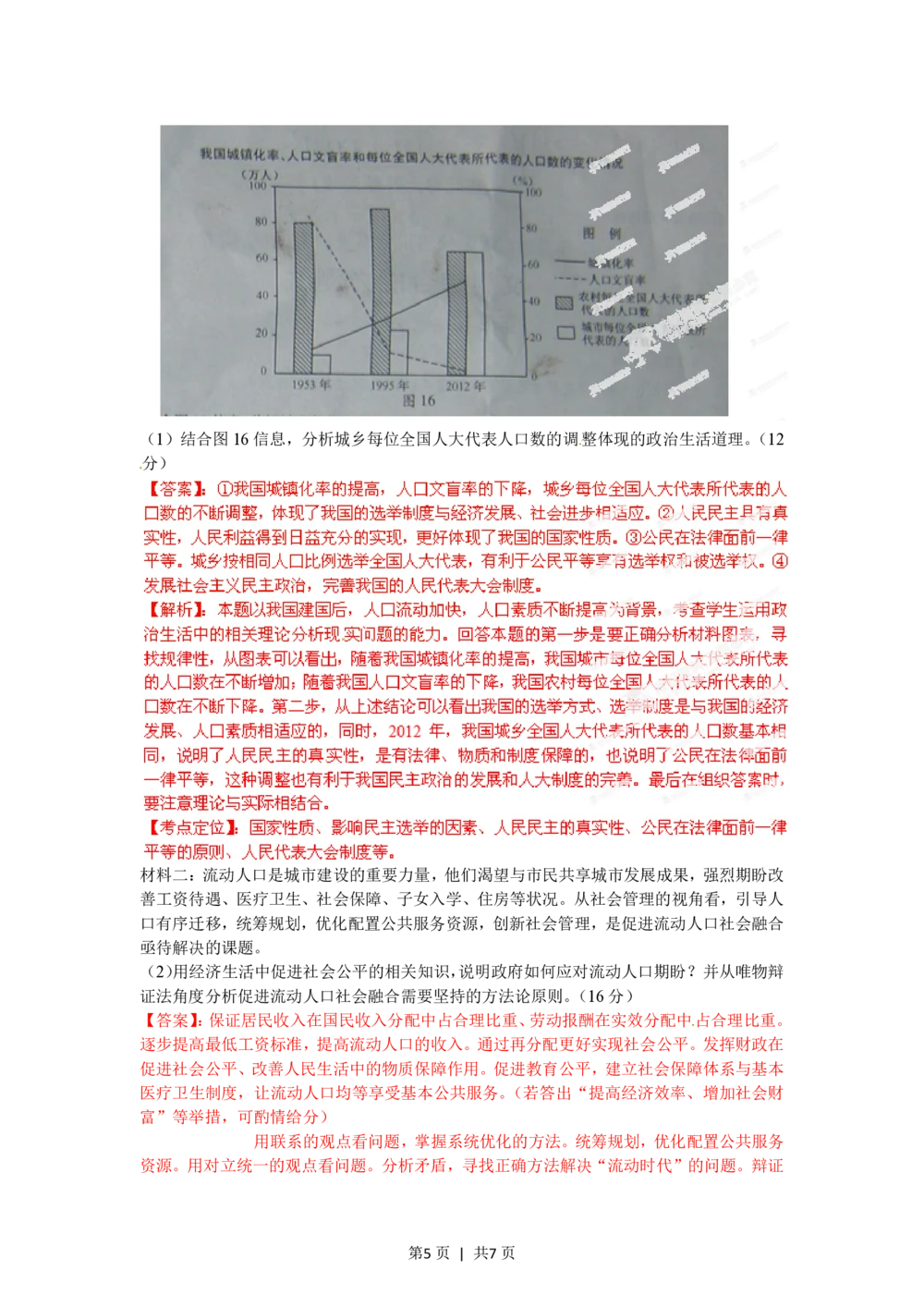 2012年高考政治试卷（安徽）（解析卷）_政治历年高考真题_新&middot;PDF版2008-2025&middot;高考政治真题_政治（按省份分类）2008-2025_2012-2025&middot;（安徽）政治高考真题