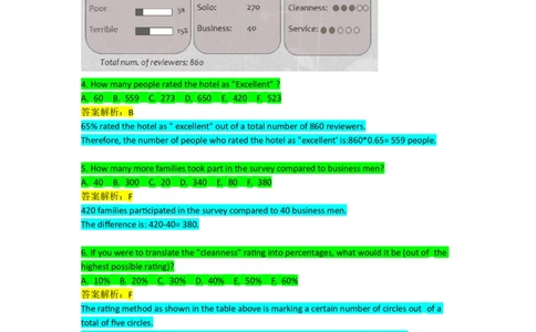 AspectsNumerical_2025春招题库汇总_十大行测题库_2023年十大热门题库更新中_05、TalentQ汇总_TalentQ笔试题库英文_03、英文-解析版_numerical文字版