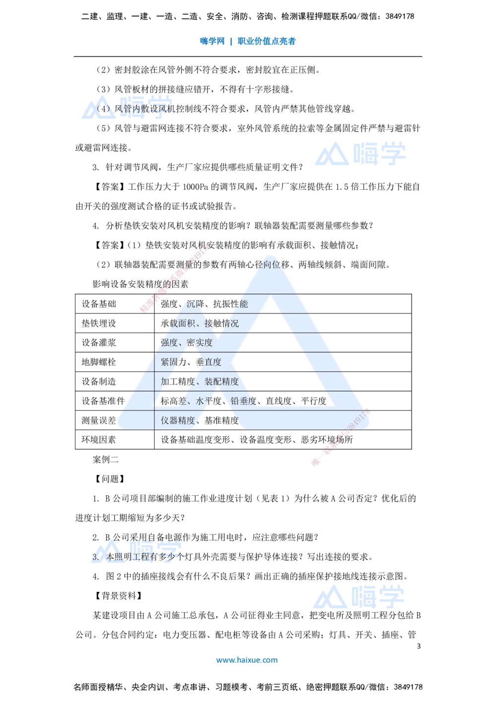 04.2025石莉-必刷题特训-必刷题特训2-03_2026年一级建造师_2026年一建机电_2025年一建机电SVIP_03-习题精析✿实战特训✿模考通关_45-机电《必刷题特训》石莉HX_讲义