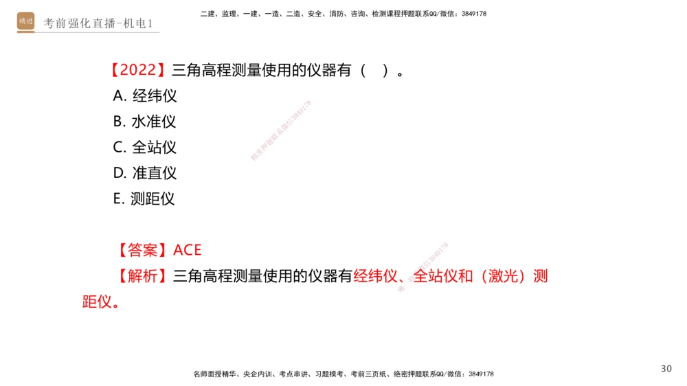 01.2025石莉-考前强化直播-机电实务1_2026年一级建造师_2026年一建机电_2025年一建机电SVIP_04-冲刺串讲✿考点强化✿小灶集训_53-机电《考前强化直播》石莉HX_讲义