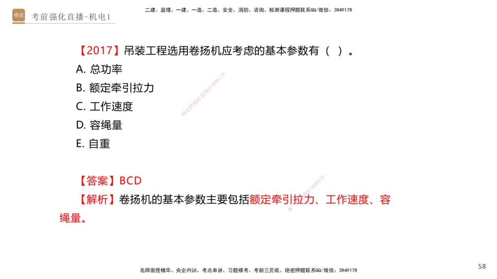 01.2025石莉-考前强化直播-机电实务1_2026年一级建造师_2026年一建机电_2025年一建机电SVIP_04-冲刺串讲✿考点强化✿小灶集训_53-机电《考前强化直播》石莉HX_讲义