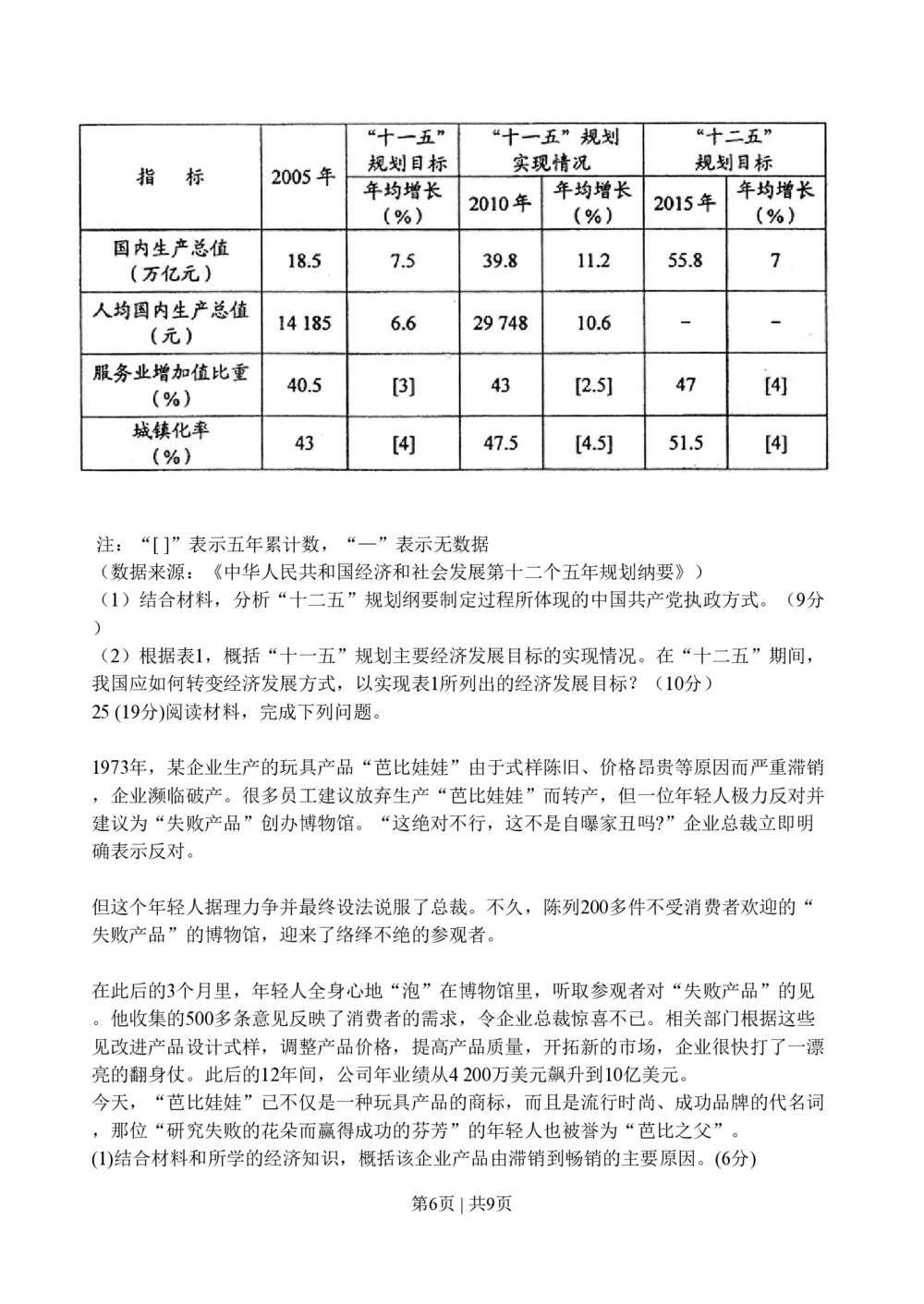 2011年高考政治试卷（海南）（解析卷）_政治历年高考真题_新&middot;PDF版2008-2025&middot;高考政治真题_政治（按试卷类型分类）2008-2025_自主命题卷&middot;政治（2008-2025）_海南自主命题&middot;政治（2008-2024）