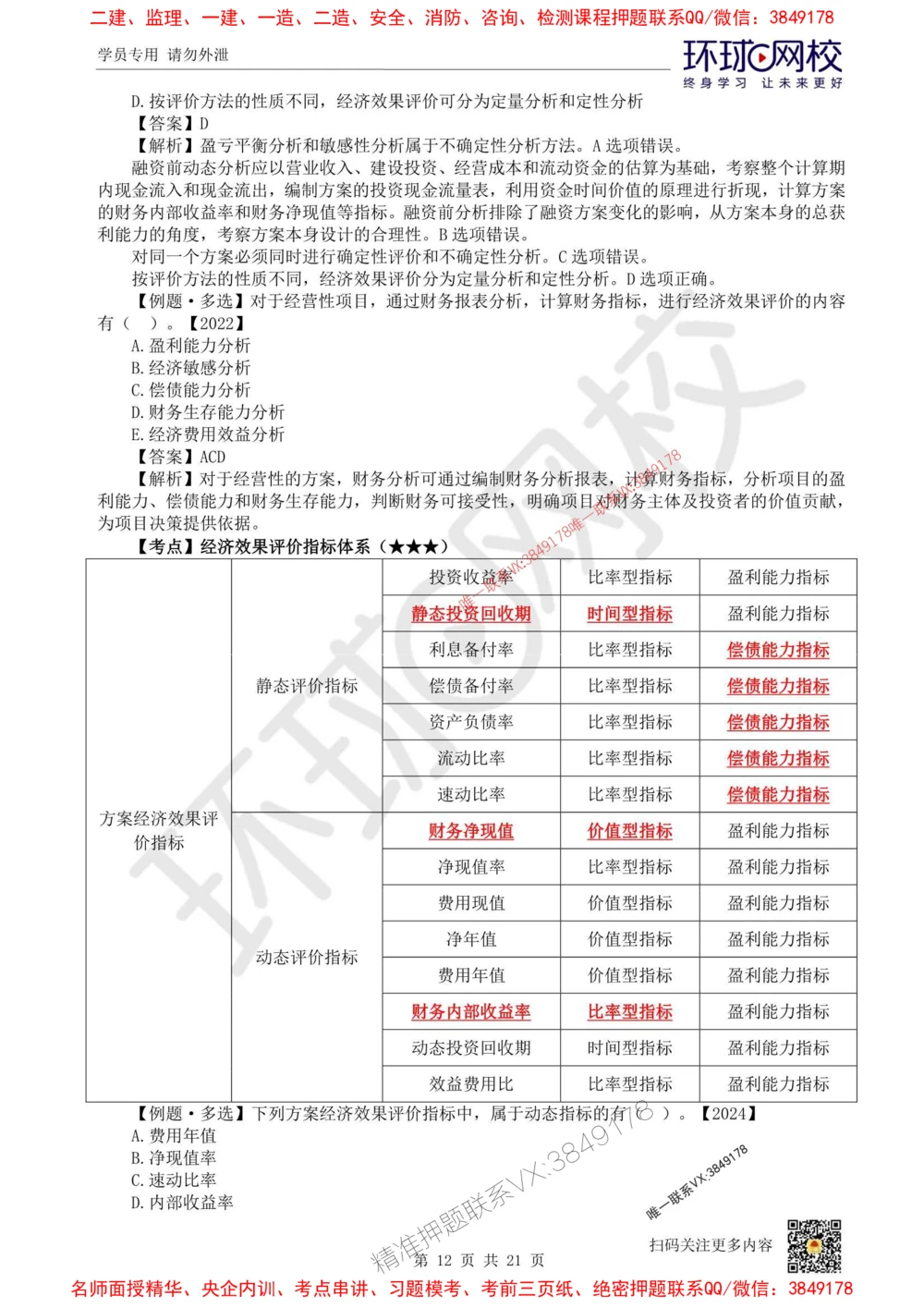01.2025环球网校一级建造师《建设工程经济》直播密训（一）_1_2026年一级建造师_2026年一建经济_2025年一建经济SVIP_04-冲刺串讲✿考点强化✿小灶集训