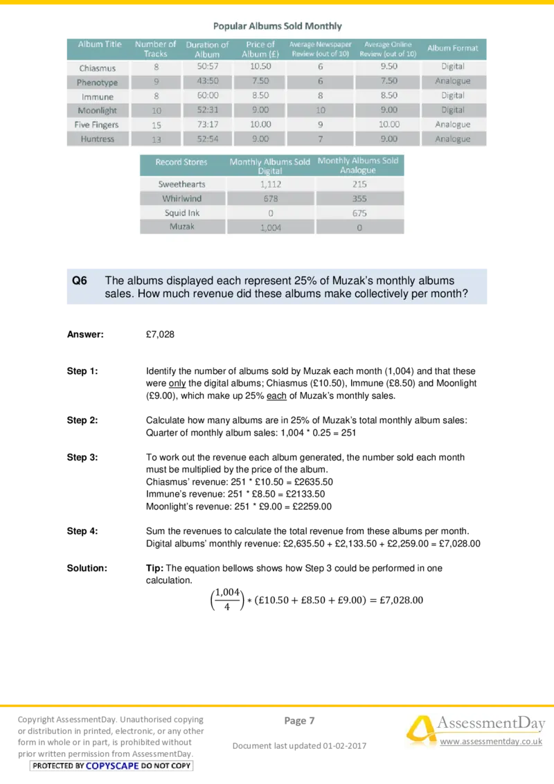 NumericalCriticalReasoningTest5-Solutions_2025春招题库汇总_十大行测题库_2023年十大热门题库更新中_05、TalentQ汇总_TalentQ笔试题库中文_05、TalentQ（图文版-参考）中文英文都有_NumericalReasoning